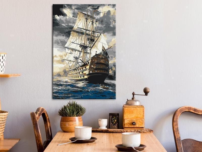 Quadro fai da te Frigate in Dipingere con i numeri Collezione Casa - Trebisacce, commercioVirtuoso.it