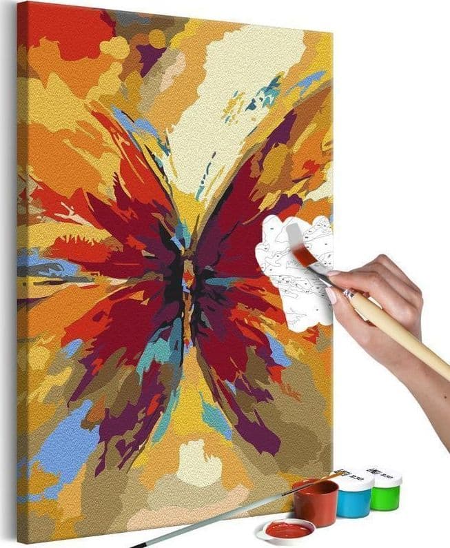 Quadro fai da te  Multicolored Butterfly