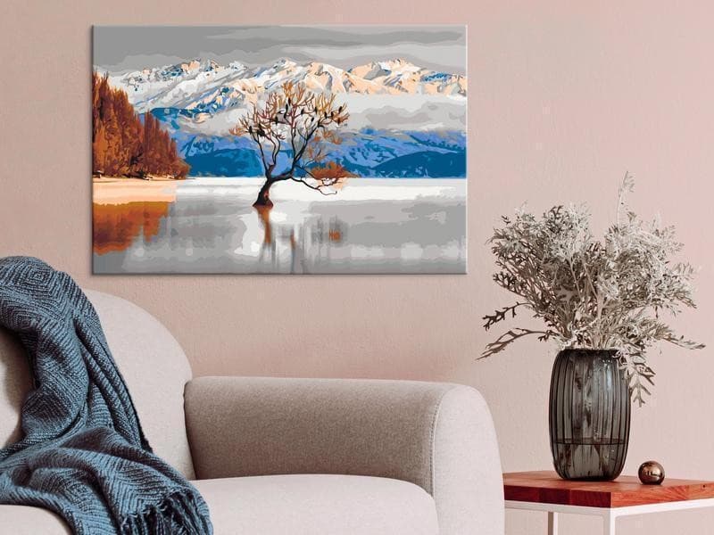 Quadro fai da te Wanaka Lake in Dipingere con i numeri Collezione Casa - Trebisacce, commercioVirtuoso.it