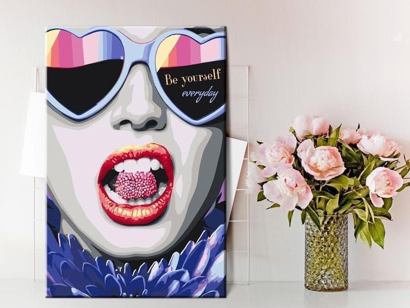 Quadro fai da te Be Yourself Everyday in Poster e stampe Collezione Casa - Trebisacce, commercioVirtuoso.it