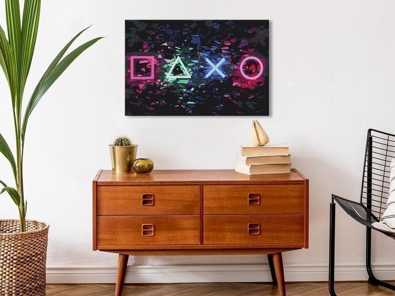 Quadro fai da te Press Start in Accessori Collezione Casa - Trebisacce, commercioVirtuoso.it