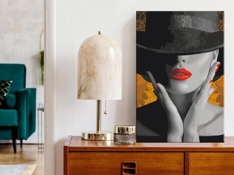 Quadro fai da te Elegant Woman in Dipingere con i numeri Collezione Casa - Trebisacce, commercioVirtuoso.it