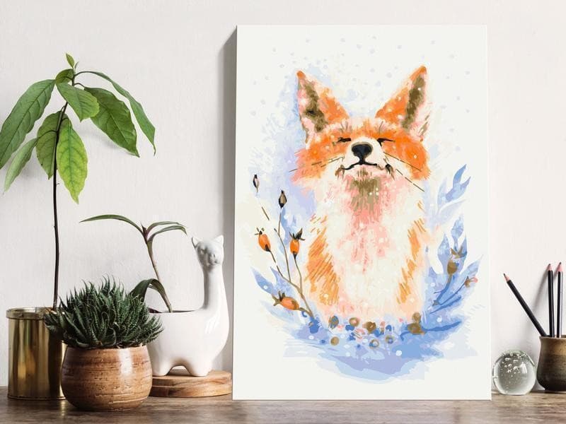 Quadro fai da te Dreamy Fox in Dipingere con i numeri Collezione Casa - Trebisacce, commercioVirtuoso.it