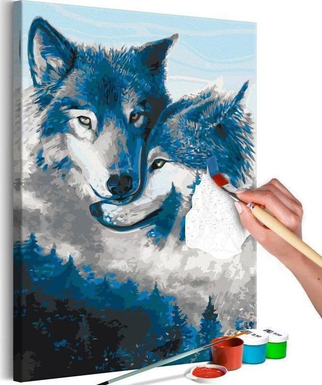 Quadro fai da te  Wolves in Love