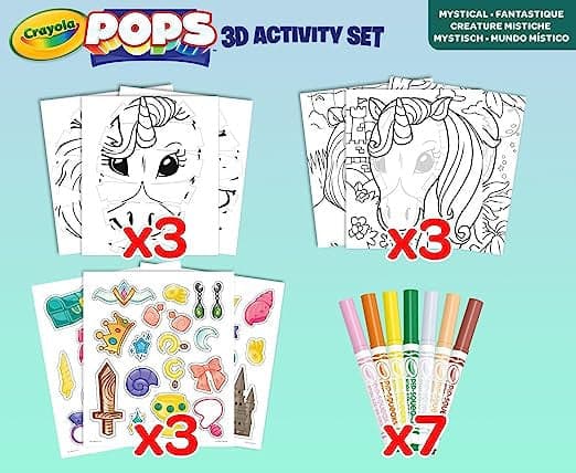 04-2803 - Color Pops Tema Creature Fantastiche in Kit di pittura Centro Bimbo - Siderno, commercioVirtuoso.it