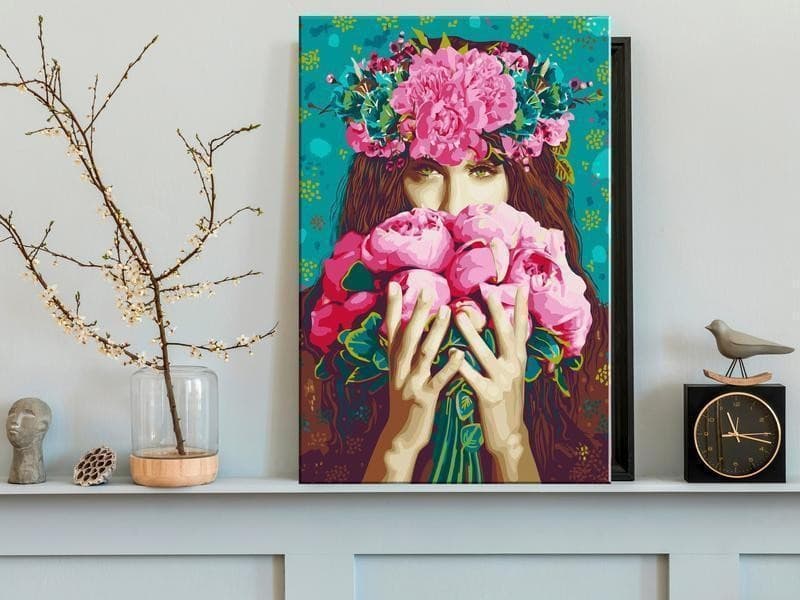 Quadro fai da te GreenEyed Woman in Dipingere con i numeri Collezione Casa - Trebisacce, commercioVirtuoso.it