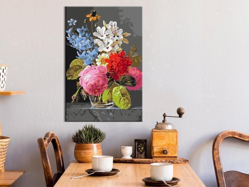Quadro fai da te Bouquet in a Glass in Bacheche Collezione Casa - Trebisacce, commercioVirtuoso.it