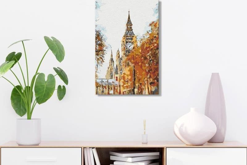 Quadro fai da te Autumn in London in Dipingere con i numeri Collezione Casa - Trebisacce, commercioVirtuoso.it