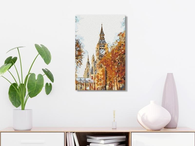 Quadro fai da te Autumn in London in Dipingere con i numeri Collezione Casa - Trebisacce, commercioVirtuoso.it