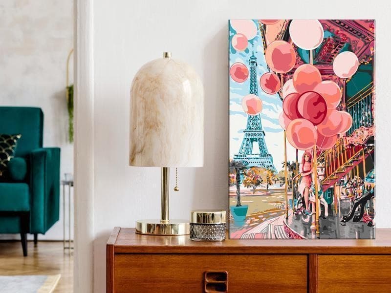 Quadro fai da te Paris Carousel in Dipingere con i numeri Collezione Casa - Trebisacce, commercioVirtuoso.it
