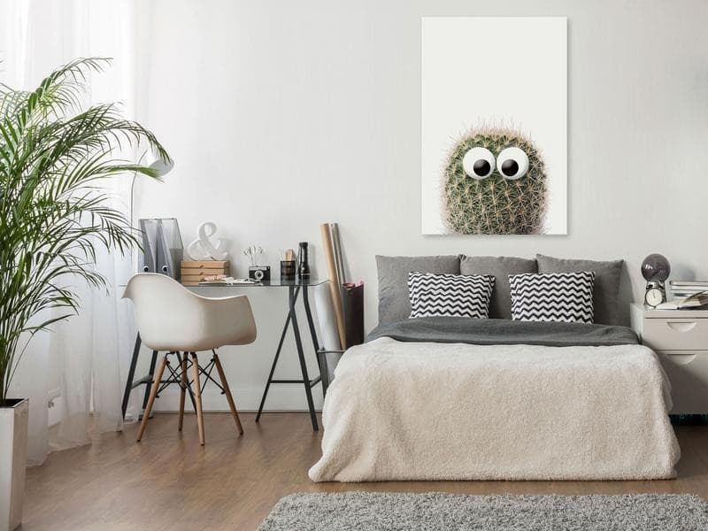 Quadro Cactus With Eyes (1 Part) Vertical in Poster e stampe Collezione Casa - Trebisacce, commercioVirtuoso.it