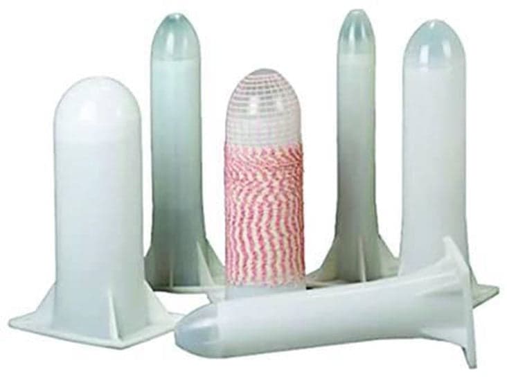TUBO OGIVA PER INSACCATI IN POLIPROPILENE BIANCO - mm.140 FER 437424 in prodotto EuroStore07 - Alatri, commercioVirtuoso.it