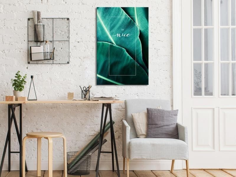 Quadro Be Nice (1 Part) Vertical in Poster e stampe Collezione Casa - Trebisacce, commercioVirtuoso.it