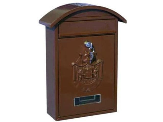 SICURO CASSETTA POSTALE CON TETTO E CHIAVE A CILINDRO PER ESTERNI cm.21x6x31h. in prodotto EuroStore07 - Alatri, commercioVirtuoso.it