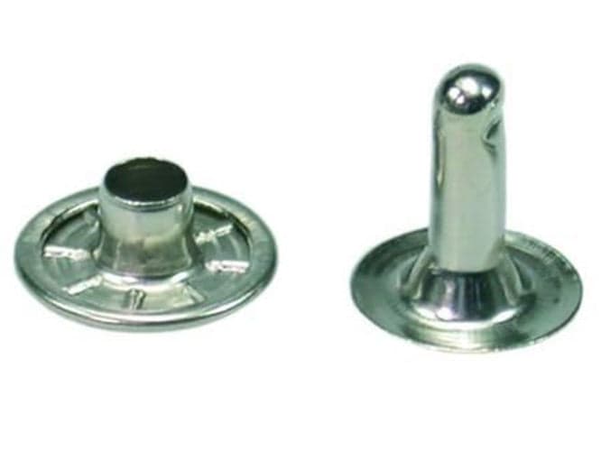 RIVETTI TUBOLARI acciaio nichelato - M.F. - 036 testa ø mm.11- PZ 1000 in prodotto EuroStore07 - Alatri, commercioVirtuoso.it