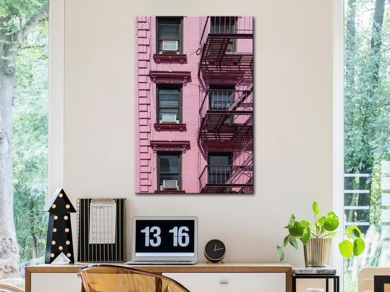 Quadro Fire Stairs (1 Part) Vertical in Poster e stampe Collezione Casa - Trebisacce, commercioVirtuoso.it