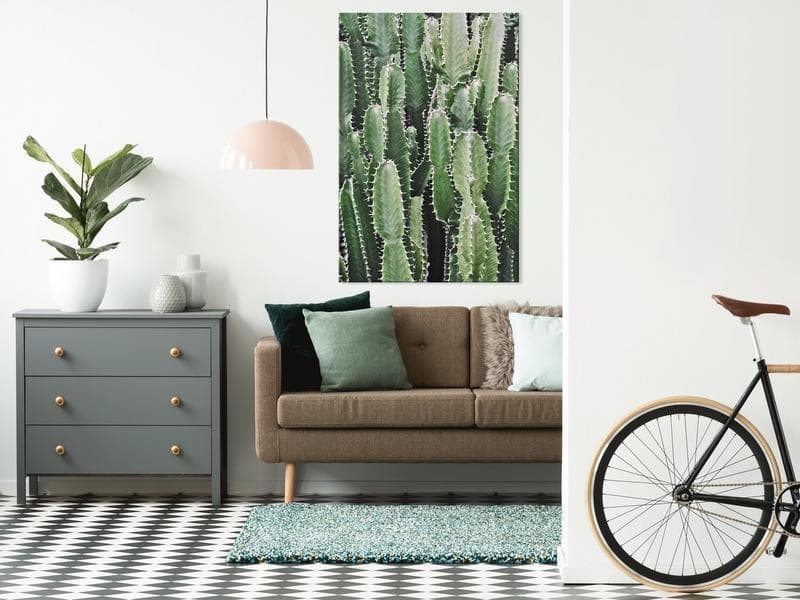 Quadro Cactus Garden (1 Part) Vertical in Poster e stampe Collezione Casa - Trebisacce, commercioVirtuoso.it