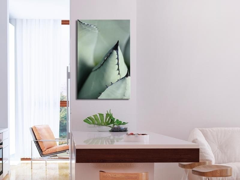 Quadro Green Spikes (1 Part) Vertical in Levatorsoli Collezione Casa - Trebisacce, commercioVirtuoso.it