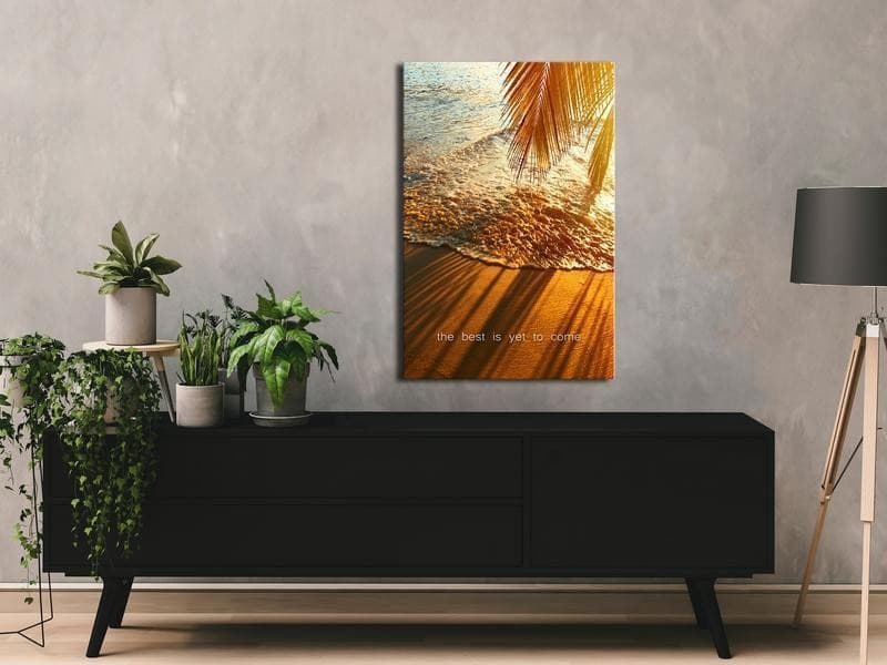 Quadro The Best Is Yet To Come (1 Part) Vertical in Poster e stampe Collezione Casa - Trebisacce, commercioVirtuoso.it