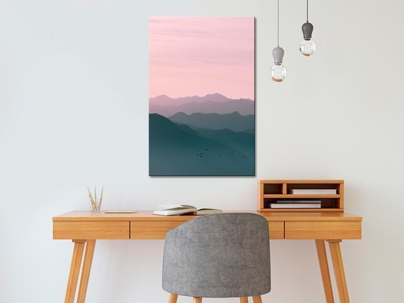 Quadro Mountain At Sunrise (1 Part) Vertical in Poster e stampe Collezione Casa - Trebisacce, commercioVirtuoso.it