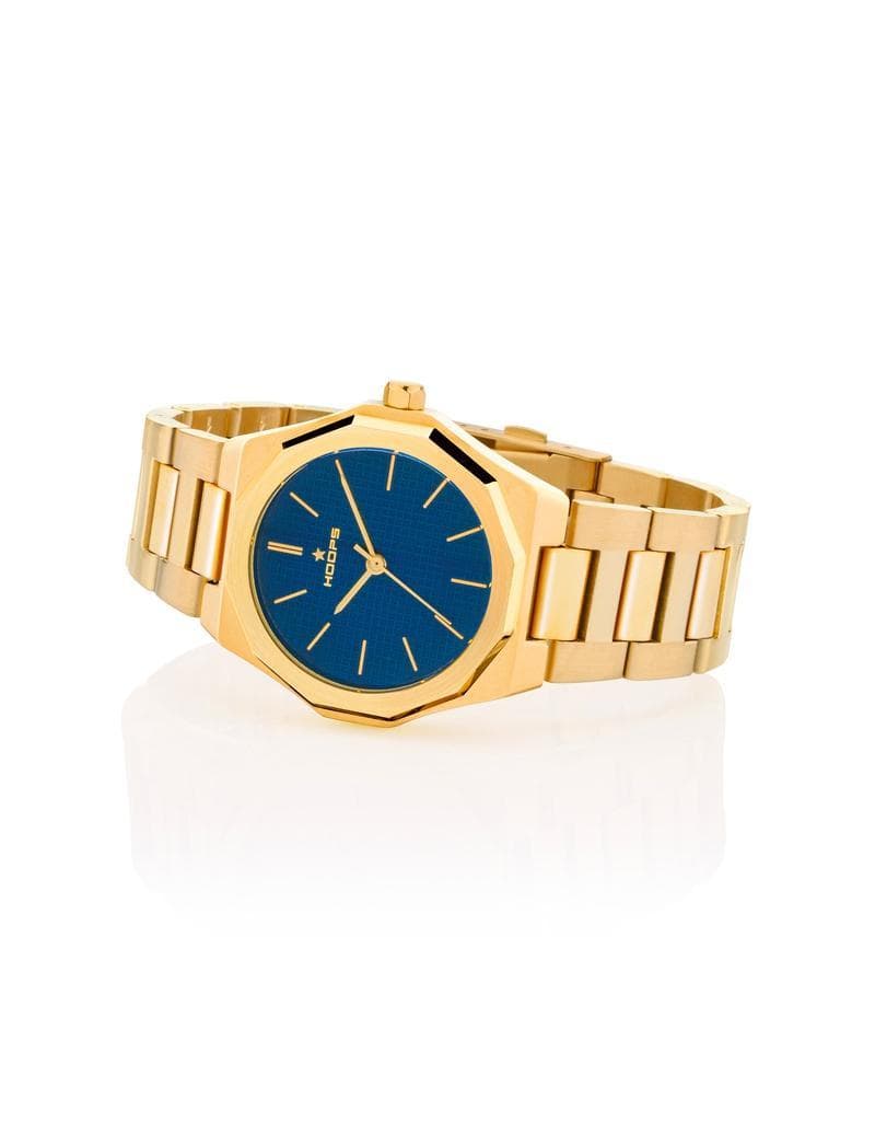 Hoops - Orologio ROYAL GOLD BLU