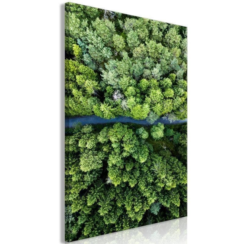 Quadro Road Through Forest (1 Part) Vertical