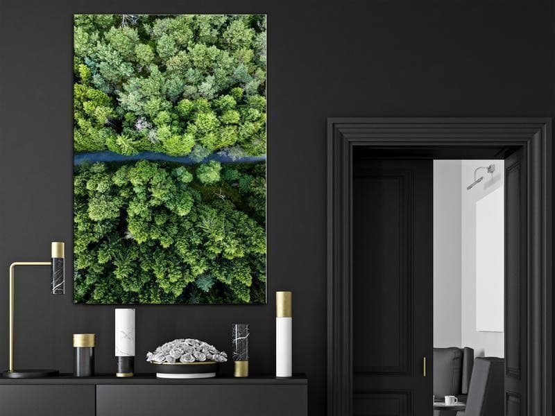 Quadro Road Through Forest (1 Part) Vertical in Poster e stampe Collezione Casa - Trebisacce, commercioVirtuoso.it