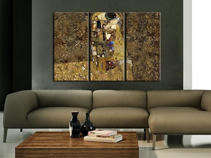 Quadro Klimt ispirazione Bacio in Poster e stampe Collezione Casa - Trebisacce, commercioVirtuoso.it