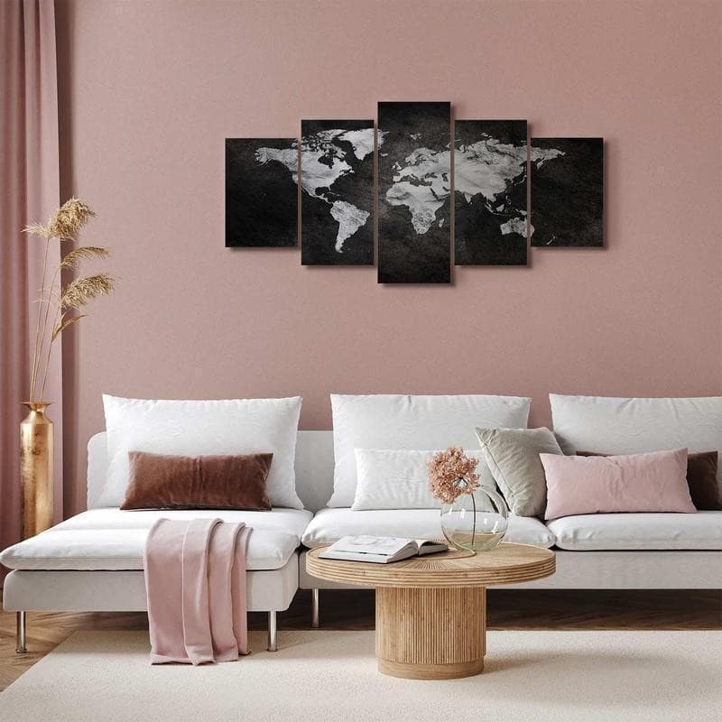 Quadro Dark World (5 Parts) Wide in Dipinti Collezione Casa - Trebisacce, commercioVirtuoso.it