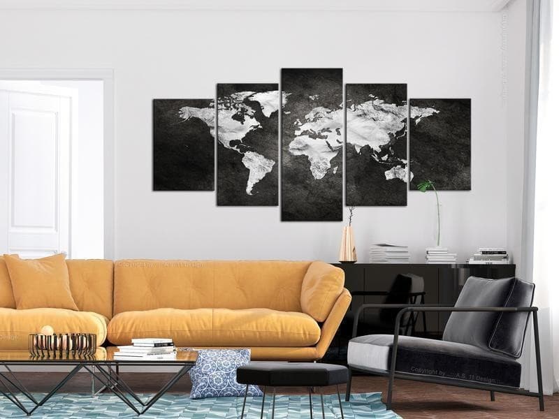 Quadro Dark World (5 Parts) Wide in Dipinti Collezione Casa - Trebisacce, commercioVirtuoso.it