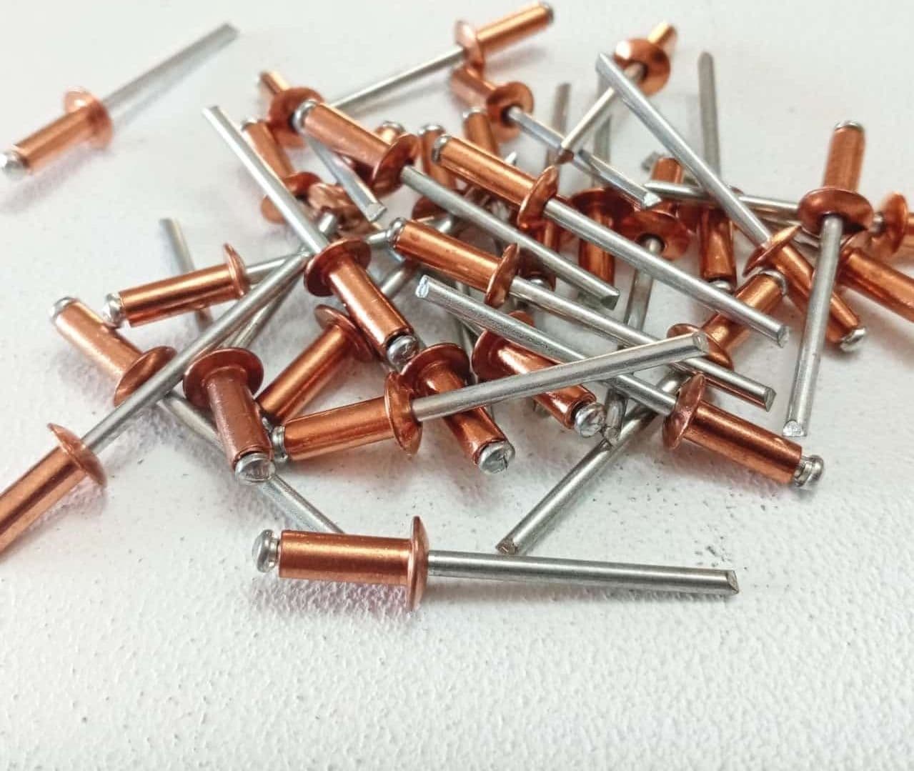Rivetti rame 4,0x11mm - 100pz modello a strappo in Rivettatrici Aloiserw.com - Altomonte, commercioVirtuoso.it