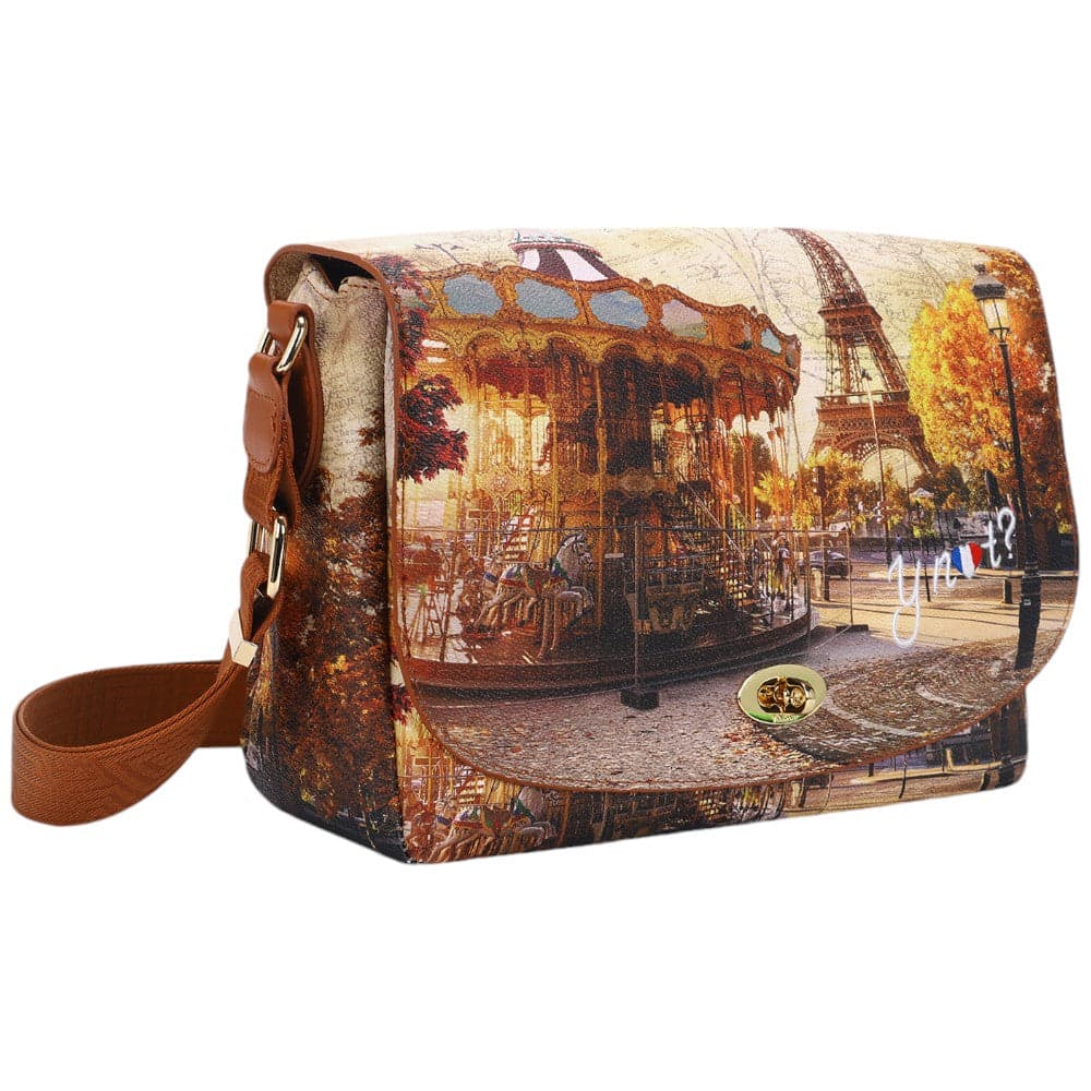 YNot borsa a tracolla flap bag FUNNY PARIS YES631F5 Borse YNot