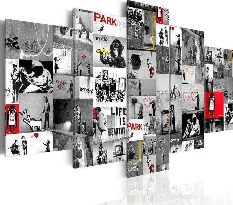 Quadro Street Art Banksy IV in Poster e stampe Collezione Casa - Trebisacce, commercioVirtuoso.it