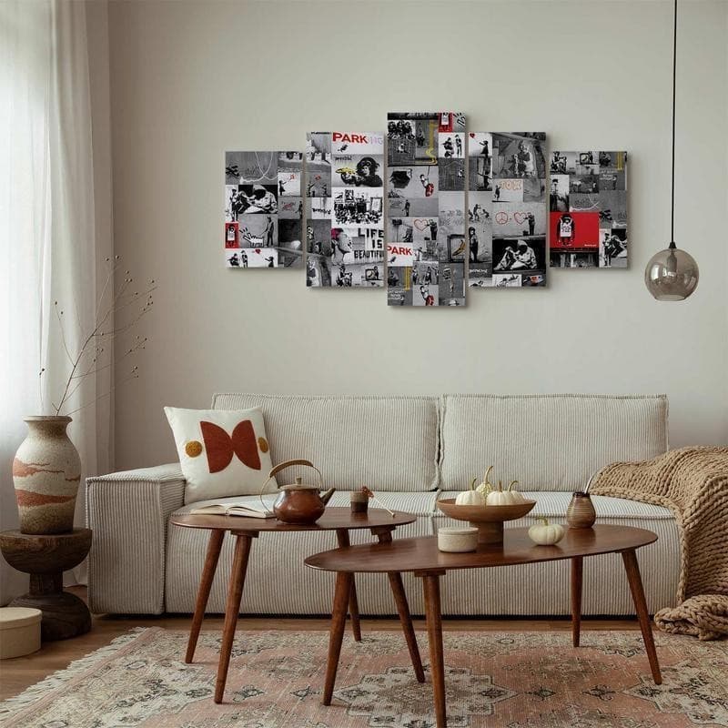 Quadro Street Art Banksy IV in Poster e stampe Collezione Casa - Trebisacce, commercioVirtuoso.it