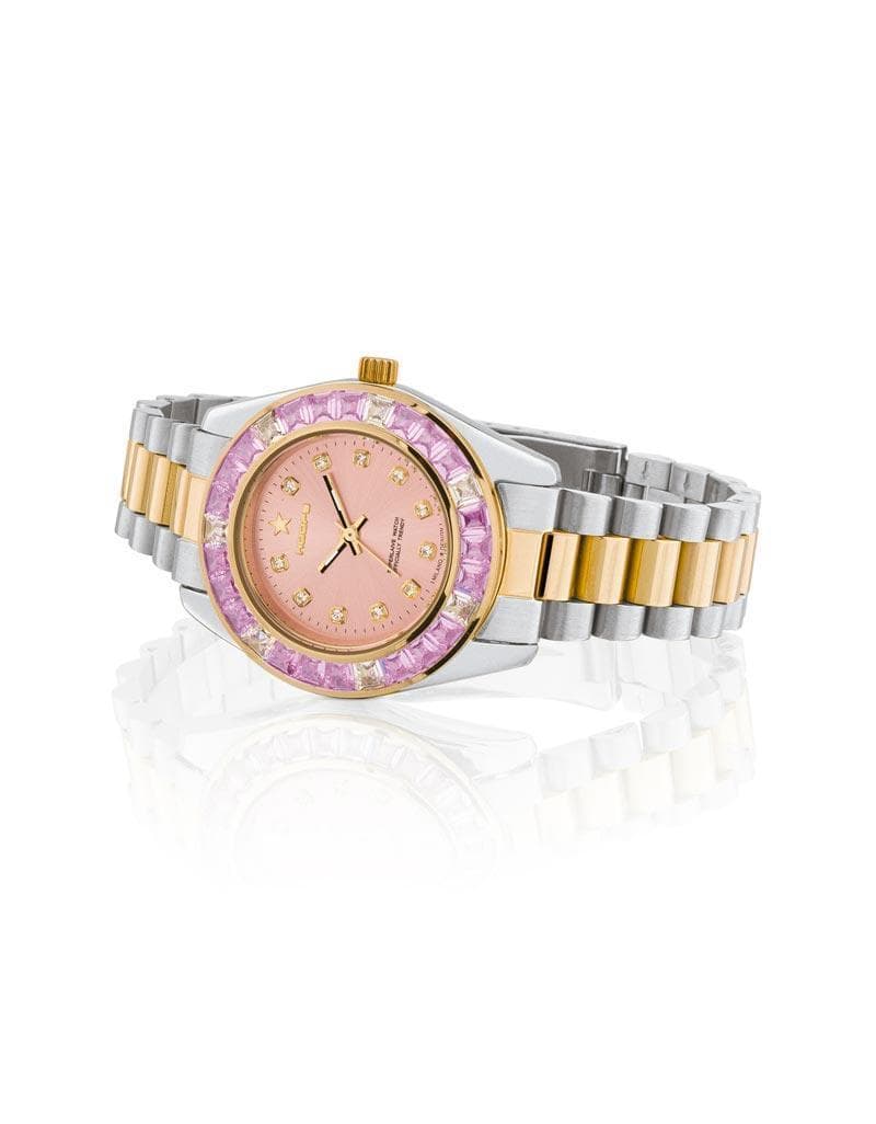Hoops - Orologio MONTECARLO SILVER AND GOLD ROSA/ROSA