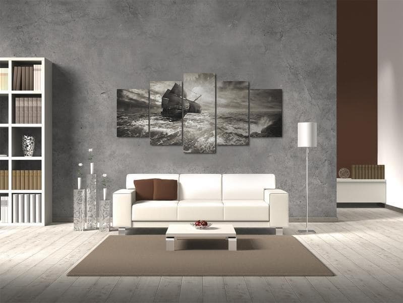 Quadro Nave durante una tempesta in Poster e stampe Collezione Casa - Trebisacce, commercioVirtuoso.it