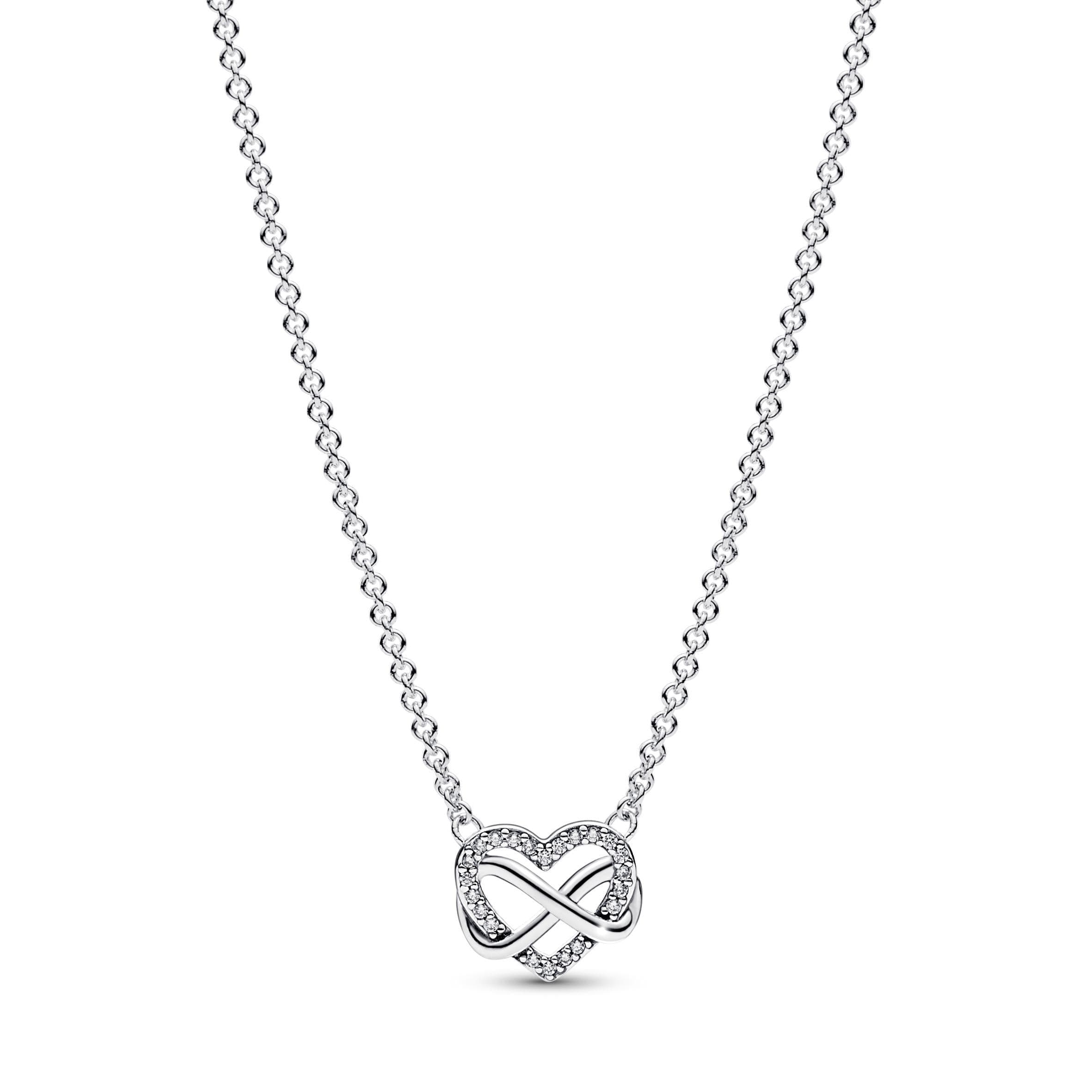 Pandora - Collana Cuore Infinito Pietre Luminose