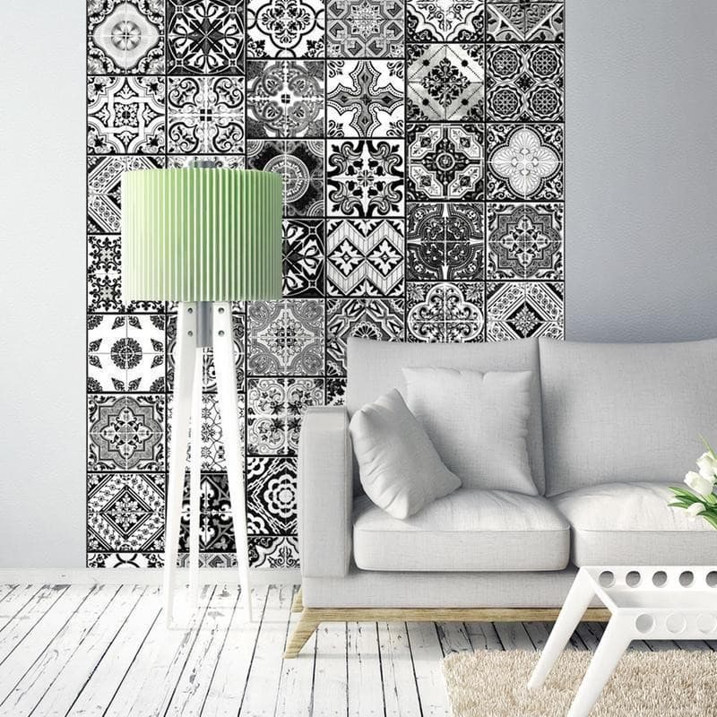 Fotomurale Arabesque Black& White in Carta da parati Collezione Casa - Trebisacce, commercioVirtuoso.it