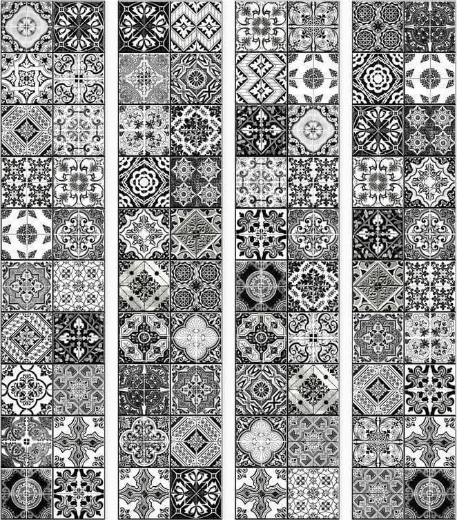 Fotomurale Arabesque Black& White in Carta da parati Collezione Casa - Trebisacce, commercioVirtuoso.it