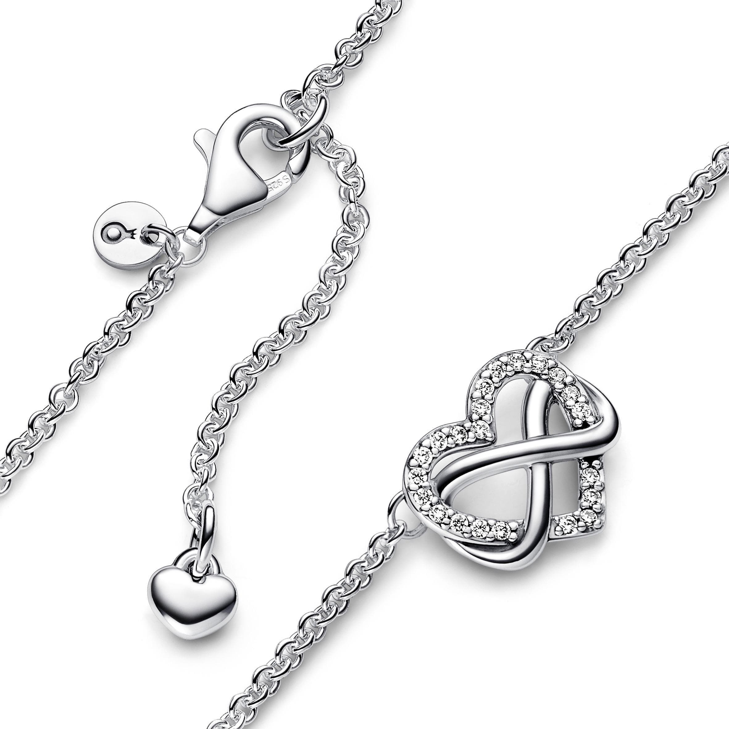Pandora - Collana Cuore Infinito Pietre Luminose in Collane Alba Gioielli - Casoria, commercioVirtuoso.it
