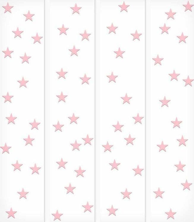 Fotomurale Pink Stars in Carta da parati Collezione Casa - Trebisacce, commercioVirtuoso.it