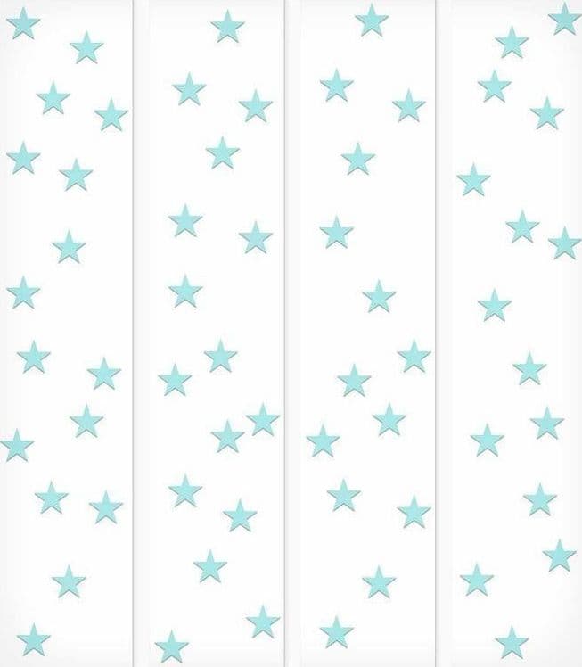 Fotomurale Stars Aquamarine in Carta da parati Collezione Casa - Trebisacce, commercioVirtuoso.it
