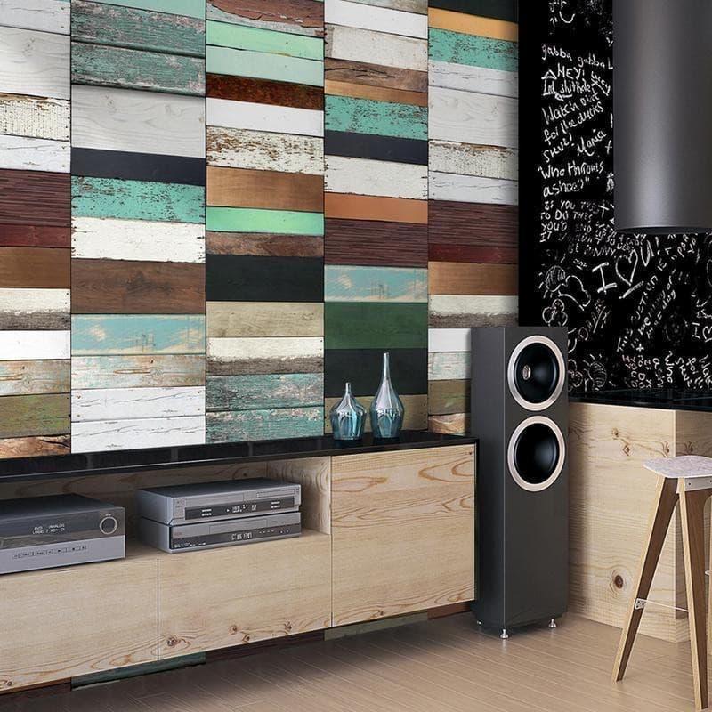 Fotomurale Struttura di legno in Carta da parati Collezione Casa - Trebisacce, commercioVirtuoso.it