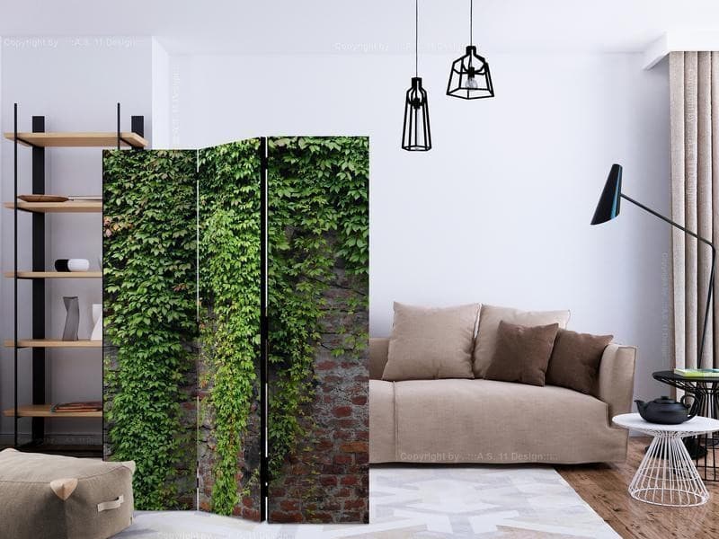 Paravento Brick and ivy [Room Dividers] in Paraventi Collezione Casa - Trebisacce, commercioVirtuoso.it