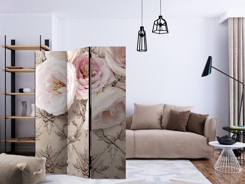 Paravento Romantic beige [Room Dividers] in Paraventi Collezione Casa - Trebisacce, commercioVirtuoso.it