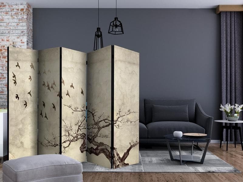 Paravento Flock of birds II [Room Dividers] in Paraventi Collezione Casa - Trebisacce, commercioVirtuoso.it