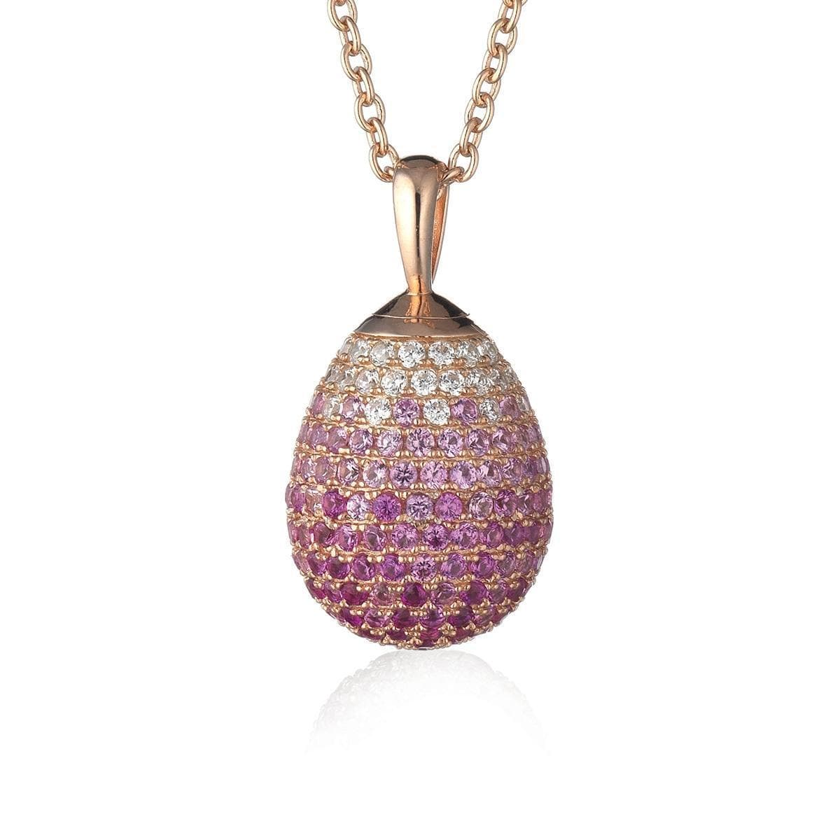 Tsars collection - COLLANA IN ARGENTO PROFUMO ROSA