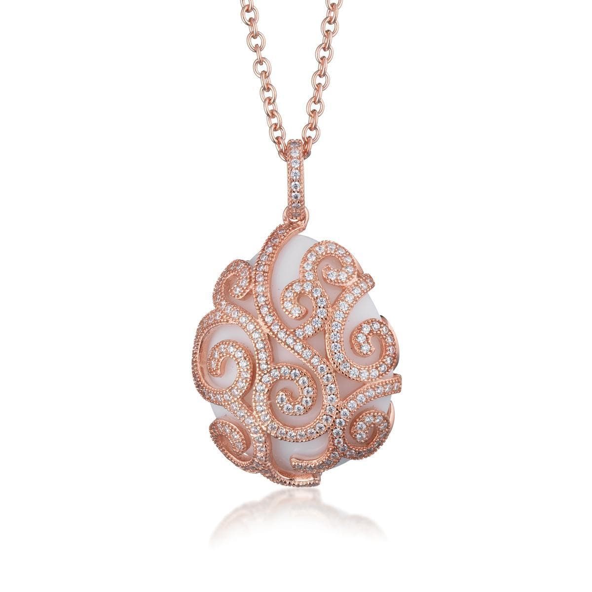 Tsars collection - COLLANA IN ARGENTO 816 ROSA