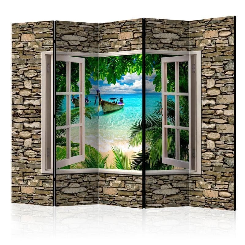 Paravento Tropical Beach II [divisori da interno] in Paraventi Collezione Casa - Trebisacce, commercioVirtuoso.it