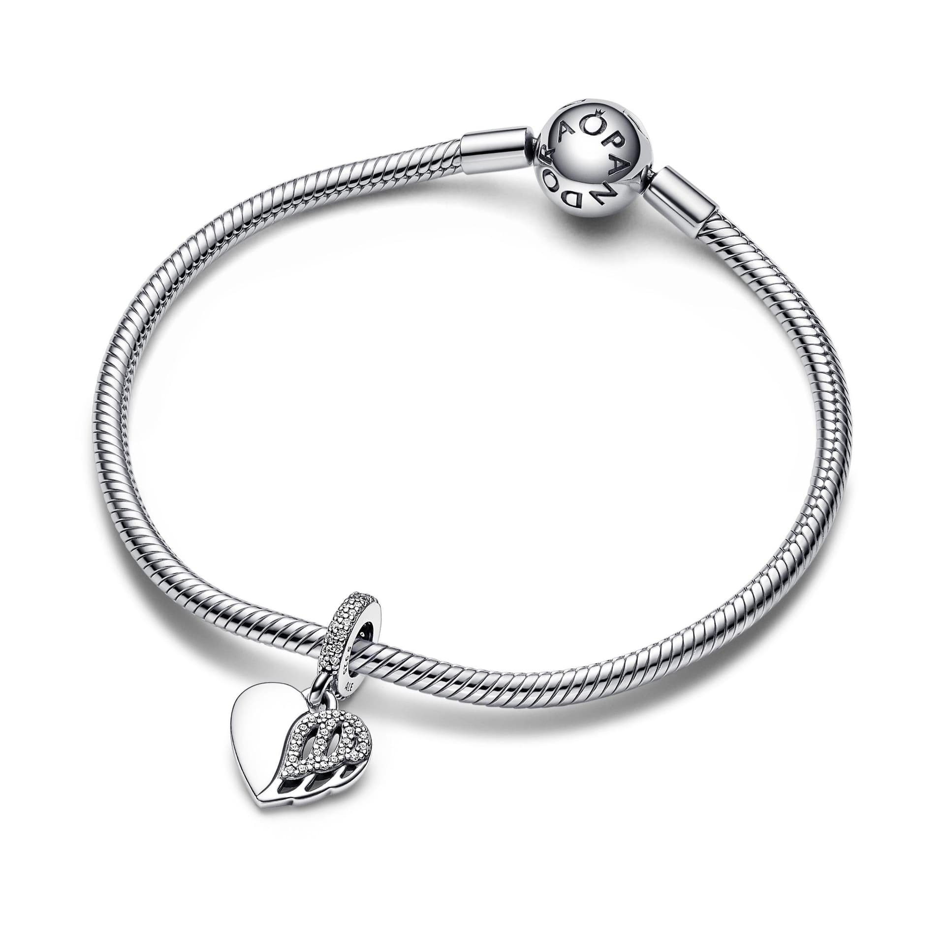 Pandora - Charm Pendente Cuore, i Nostri Angeli in Bead Charm Alba Gioielli - Casoria, commercioVirtuoso.it